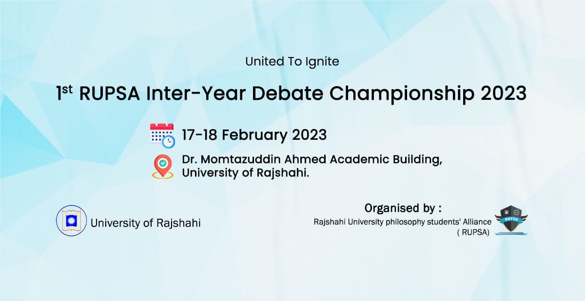 1st RUPSA Inter-Year Debate Championship 2023 image
